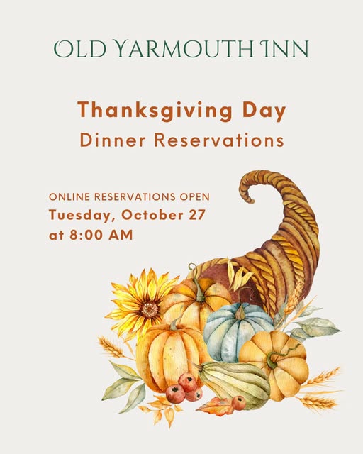 Thanksgiving Reservations opening soon